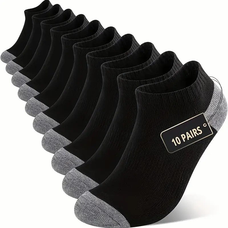 10/30 Pair Neutral Solid Color - Sports Socks review and price