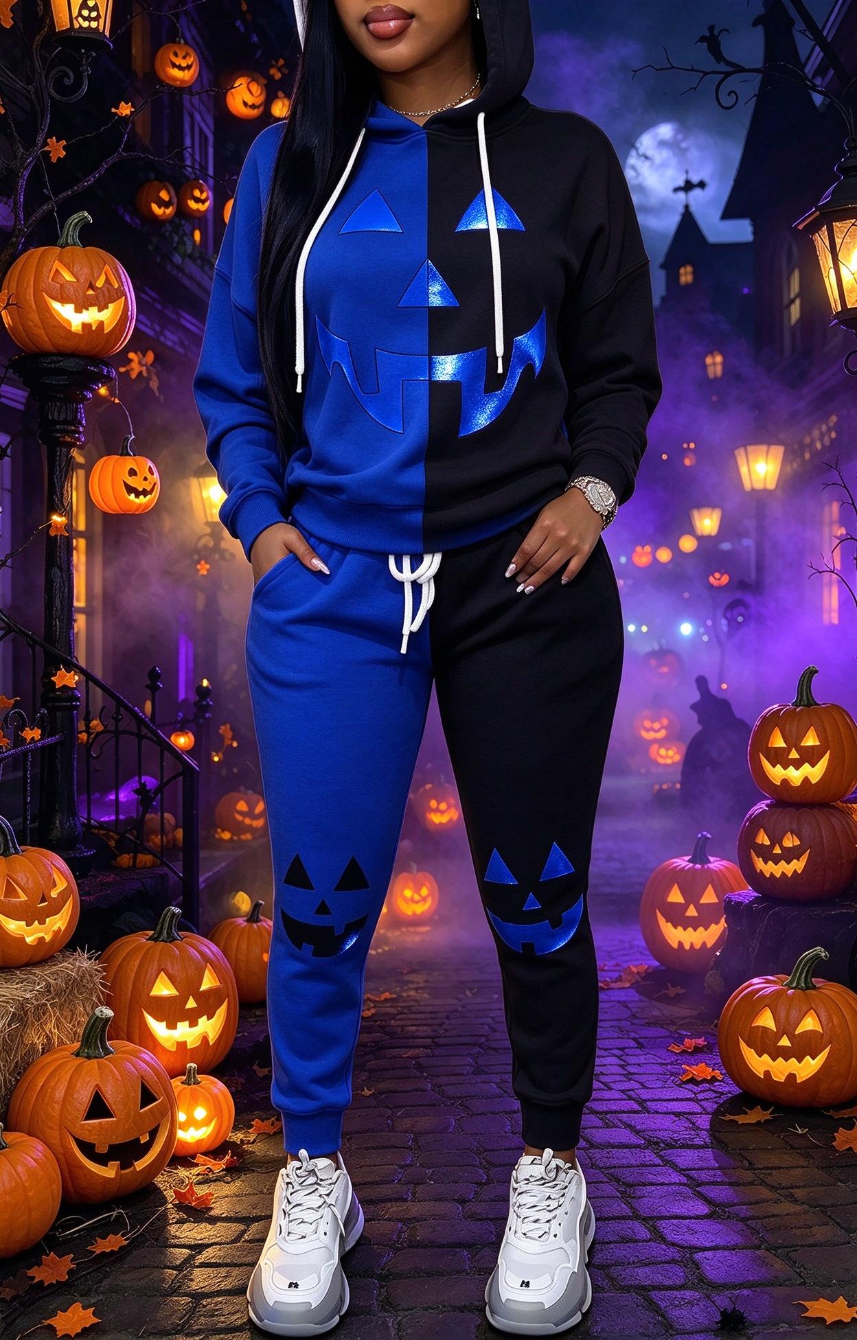 Women Halloween Color Block Ho - Joggers Pants review and price